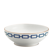 Ginori Catene Blue Salad Bowl - 10.4"